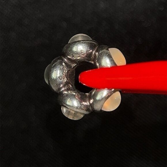 Pandora Moonstone Cabochon Retired Spacer Charm - Picture 4 of 4